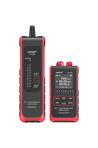 Noyafa Nf-926 6 Sı 1 Arada Fiber Optik Test Cihazı Opm Vfl Işık Kaynağı Fiber Tanımlayıcı