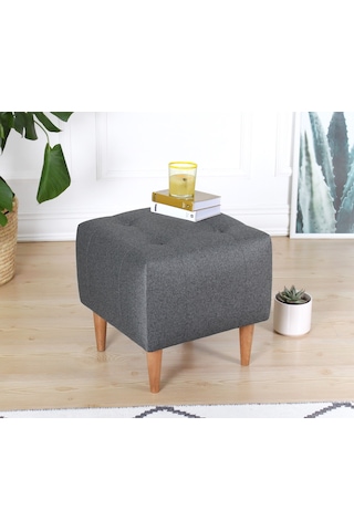 Lorencehome Tomp Puf - Gri / Lorence Home