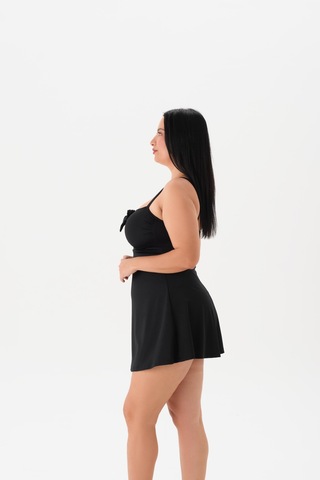 4056my Elbiseli Mayo Siyah Çok Renkli