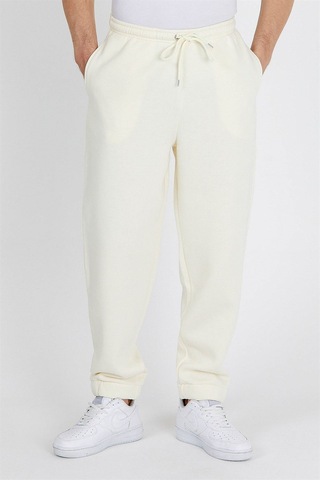 JAHR MARC Krem Rengi Oversize Erkek Eşofman Altı Krem