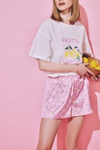 Defacto Regular Fıt Kısa Boy Saten Alt G8169ax26smpn46 Pembe-pn46
