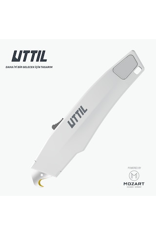 Uttıl Aura Natura Pruk06-anh Otomatik Geri Çekmeli Kanca Bıçaklı Kompostlanabilir Gövde Maket Bıçağı