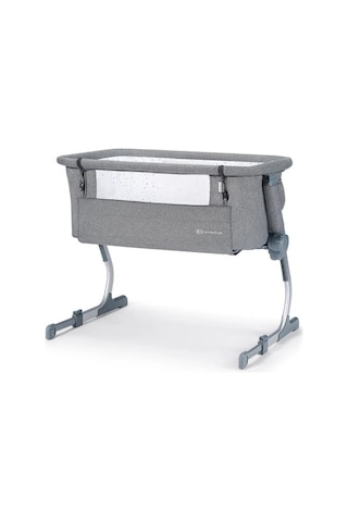 Kinderkraft Uno Up Anne Yanı Beşiği - Grey Melange Grey