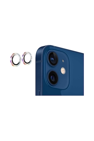 Apple Uyumlu iPhone 11 Zore Cl-06 Kamera Lens Koruyucu Colorful