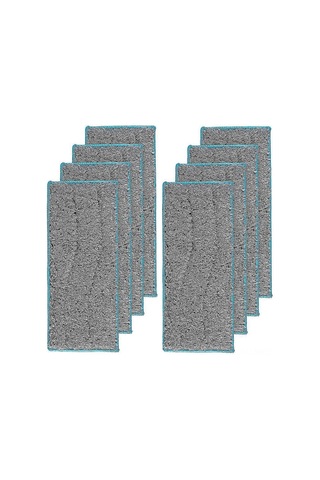 Moveevo M6 Süpürge Robotu İçin Yıkama Ve Yeniden Kullanılabilir Islak Mop Bezi 8 Adet - Mikrofiber, Yağ Ve Lekelerden Temizler, Zeminleri Çizmez