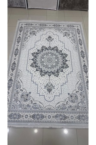 Safyün Halı Kadife Kf500 Gri Mavi 200 X 290 Renkli