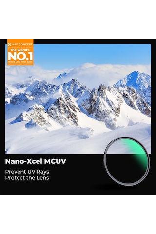 K&f Concept 52mm Nano-x Mcuv Çok Katmanlı 8k Uv Filtre - Ultra İnce