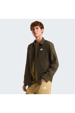 The North Face M Sequoia Long Sleeve Erkek Gömlek C-the0a8fu521l21l Yeşil