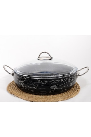 İmza Efsane 24 Cm Granit Basık Tencere