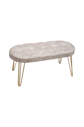 Louca Bench, Kırık Beyaz Gold Krem