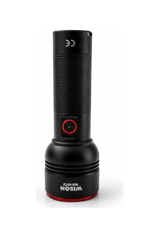 Wison Ws-5572 20watt 2000 Lümen Uzun Menzilli Usb Type-c Şarjlı El Feneri Açık Kırmızı