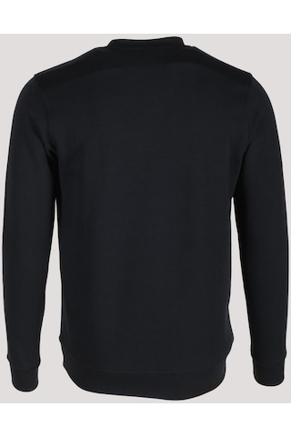 Erkek Sweatshirt Lacivert Ön Cep Detaylı Relaxed Fit Double Face Crewneck Ncs Jeans 1640-lacivert Lacivert