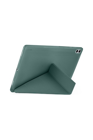 Vendas Samsung Galaxy Uyumlu Tab S11 Ultra Kılıf Zore Tri Folding Kalem Bölmeli Standlı Kılıf Kapaklı Kılıf