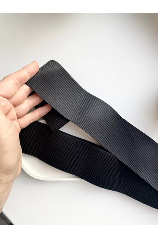 Siberiana 5 Cm Siyah Geniş Dikiş Lastiği 233718829