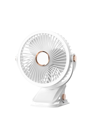 Usb/pil Powered Clip Fan Gece Lambası Güçlü Kelepçesi Küçük Fan 3 Hızlı Hava Akışları Ofis Evi İçin Sessiz Masa Fan
