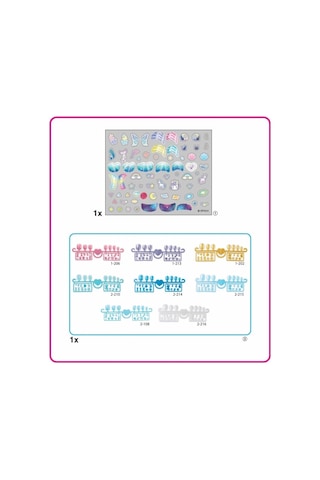 35060 Aquabeads Sihirli Atlar Ve Yıldızlar - Yedek Tırnak Paketi +4 Yaş