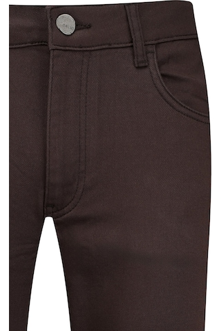 Hatemoğlu Kahverengi Slim Fit Pamuklu 5 Cep Kanvas Pantolon 2963545 Kahverengi