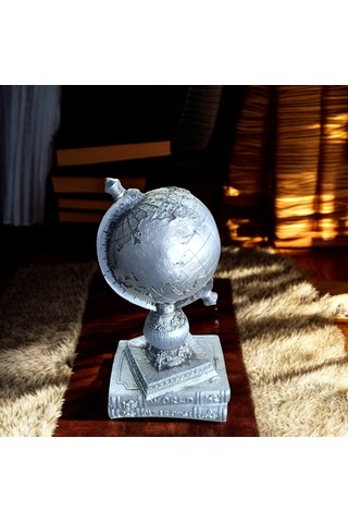 14cm-25cm Ebatlarında Kırılmaz Polyester,kitap Üstü Dünya Biblo