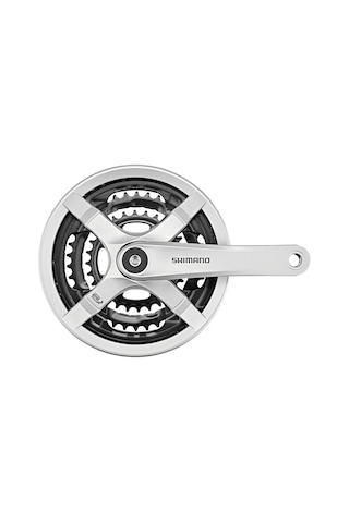 Shimano Fc-ty501 Aynakol 3x7x8v 24/34/42t 175mm Silver Siyah