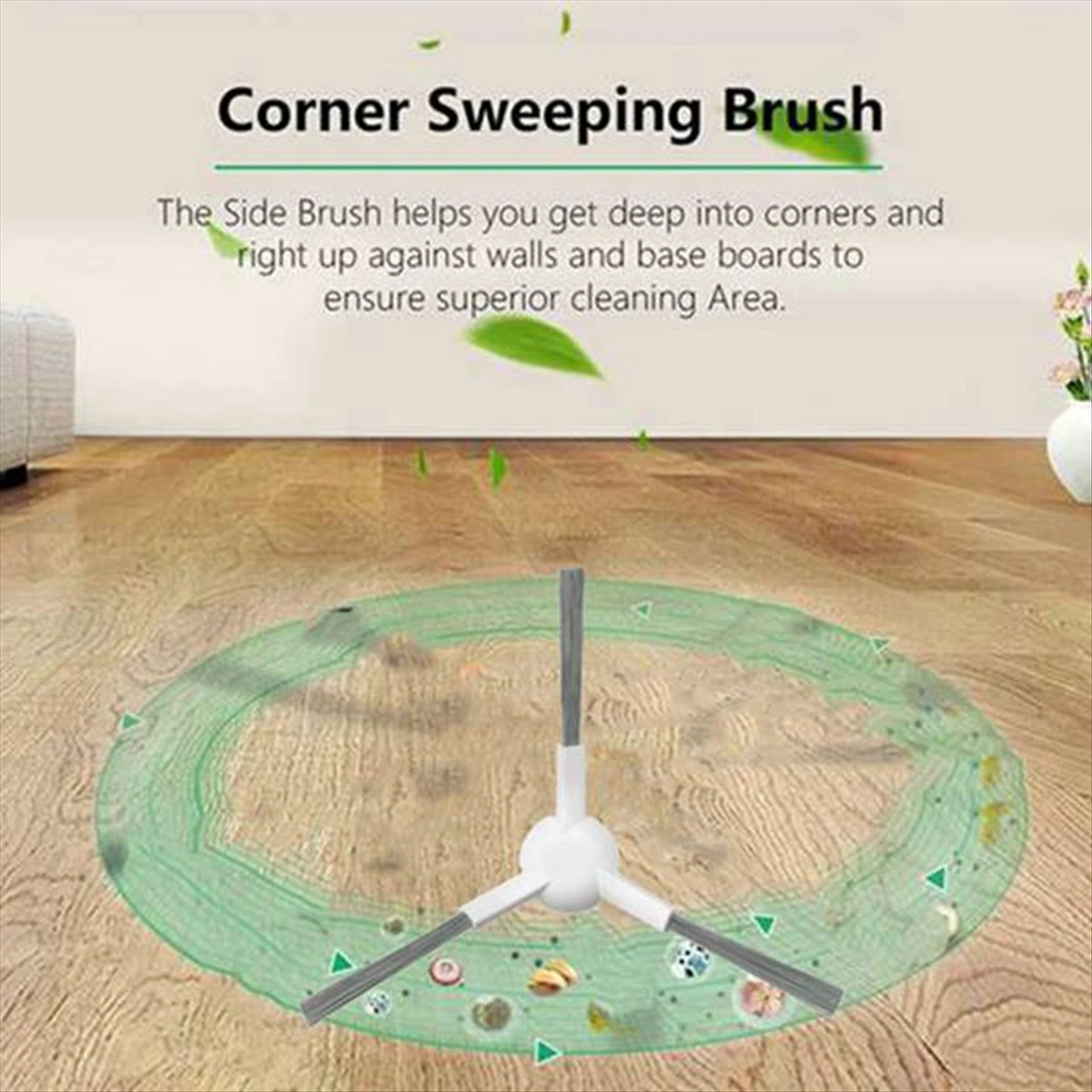 Snoweagle Xiaomi Robot Süpürge Yan Fırça Yedek Parçaları İçin 27 Adet