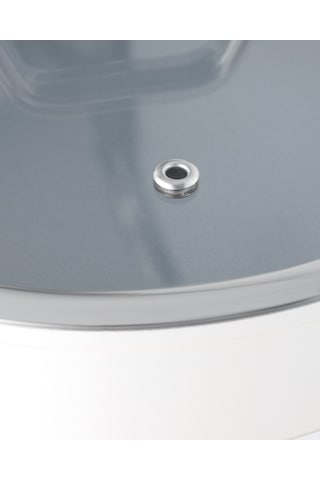 Madame Coco Nano Seramik 4 Parça Sahan Seti - Beyaz/antrasit - 18-22 Cm Çok Renkli