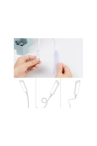 Usb Girişli 14 Ledli 3 Kademeli Dokunmatik Masa/kitap Okuma Lambası Ledi Beyaz 5250 Diğer