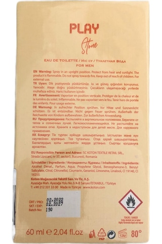 Koton Play Stone 60 ML Erkek Parfüm EDT