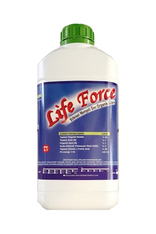 Bitkisel Kaynaklı Organik Sıvı Life Force 5 KG