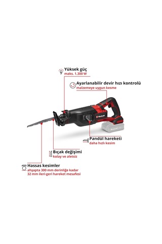 Professional Akülü Testere Tp-ap 18/32 Li Bl-solo 4326295