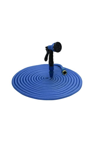 Kosona Mavi 50ft Genişleyen Su Hortumu - 7 Farklı Sprey Modu, Otomobil Yıkama, Bahçe Sulama Ve Temizlik İçin Dayanıklı Tasarım