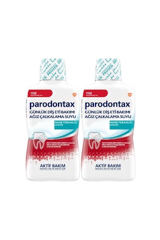 Parodontax Ağız Bakım Suyu Nane Ferahlığı 2 x 500 ML