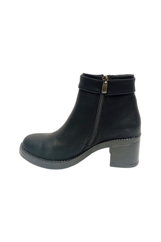 Erbay 612 Yağlı Deri Trend Fashion Kadın Bot Siyah