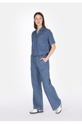 Colin's Colins Loose Fit Orta Bel Düz Paça Kadın Mavi Jean Pantolon Cl1075026 Q1.v1 Dn44320 Denim