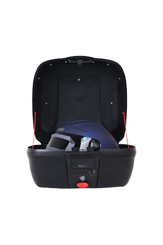 Motosiklet Arka Çantası Gri 40 Litre Topcase Motor Çanta Sl-40