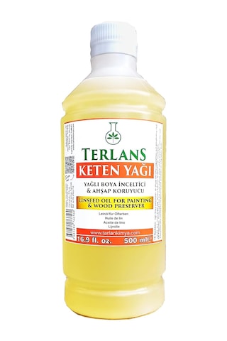Resim Yağı Ahşap 500 Ml Linseed Oil