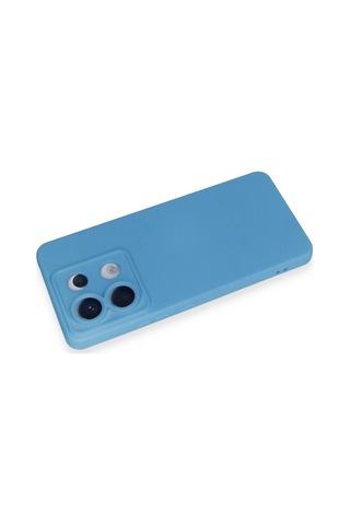 Herşeytrend Xiaomi Redmi Note 13 Pro 5g Kılıf Nano İçi Kadife Silikon - Mavi Çok Renkli