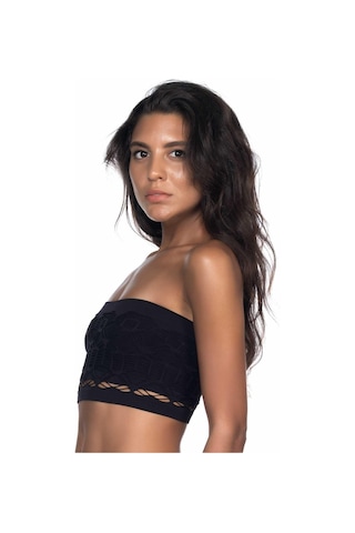 Beyaz Mı Emay 4050 Double Örgü Toparlayıcı Straplez Büstiyer Beyaz