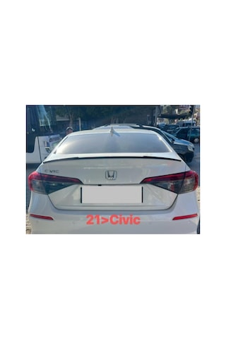 Honda Civic 2021- Model Astarlı Plastik Spoiler