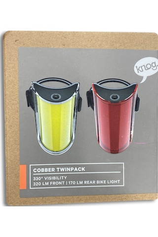 Knog Mıd Cobber Twınpack 320lm Usb Ön+arka Bisiklet Işık Seti Siyah