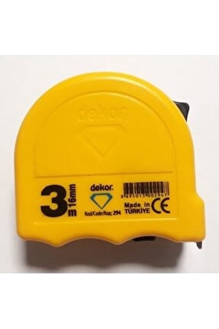 Dekor 294 Hassan Dh294 Şerit Metre 3 M X 16 Mm 12 Adet