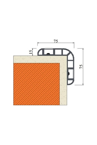 Kauçuk Köşe Koruma Sistemi 100 X 8 Cm + 2 Kapak (534230972)