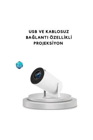 Full Hd 4k Uyumlu Projeksiyon Cihazı 130 İnç Geniş Semeglbl - 97 Ekran Destekli