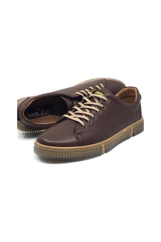 Luis Figo Hakiki Deri Rahat Ortopedik Erkek Günlük Sneaker Spor Ayakkabı Yeni Sezon 39-44 Kahverengi