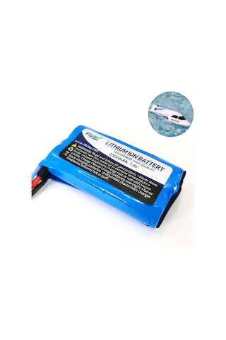Honmex Flytec V008 Rc Tekne İçin 7.4v 1500mah Yüksek Kapasiteli Güvenli Lityum Pil Uzun Kullanım Süresi