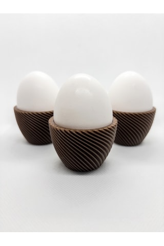 Modern Yumurtalık 3'lü - Antik Bronz