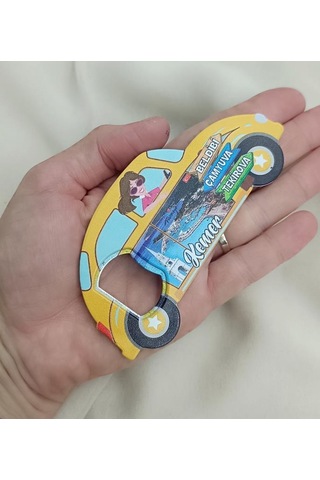 Magnet Açacak Gazoz Şişe Açacağı Mıknatıslı Buzdolabı Süsü Vosvos Araba Kule Çok Renkli