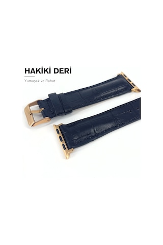 Dxl El Yapımı Hakiki Deri Kutulu Apple Uyumlu Watch Kordon 38mm 40mm 41mm Watch Ultra Kayış
