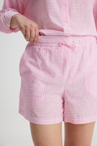 Lee Loose Fit Rahat Kesim Normal Bel %100 Pamuk Pembe Şort Pembe