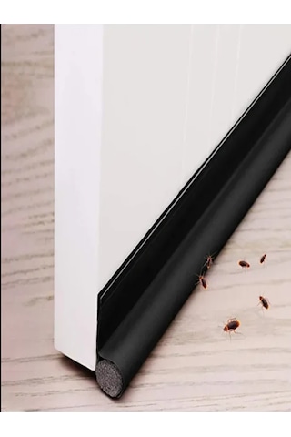2 Adet Bej Renk 90 Cm Kapı Altı Rüzgarlık Rüzgar Hava Önleyici Yalıtım Süngeri