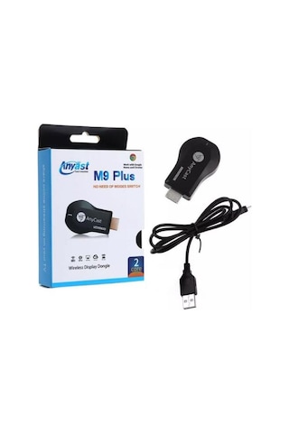 M9 Plus Anycast Hdmı Kablosuz Görüntü Aktarıcı Uyumlu iOS -Android.Dongle